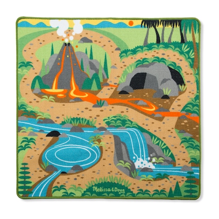 Melissa & Doug Prehistoric Playground Dinosaur Rug 9427